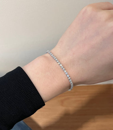 Tennis bracelet made of 925 Sterling silver – zirconia 2.5 mm