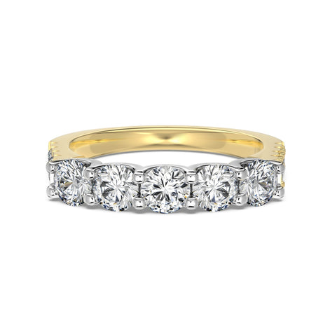 925 silver ring gold-plated with sparkling zirconia stones