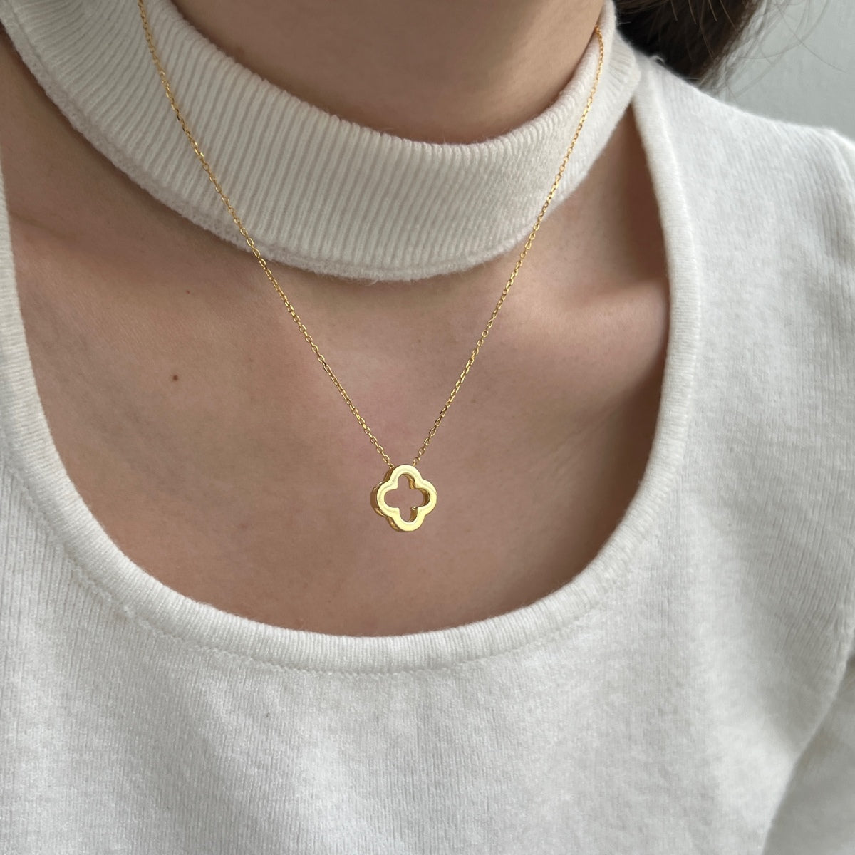 Exclusive 2 in 1 chain 925 silver, 18K gold plated with sparkling zirconia stones