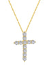 925 Sterling Silver Cross Necklace with Zirconia – Elegance with Meaning