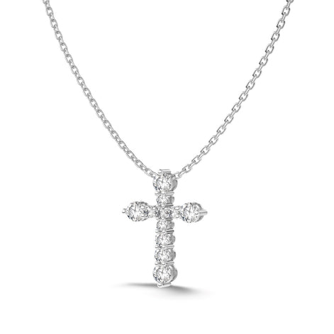 Necklace made of 925 sterling silver with large pendant &amp; zirconia