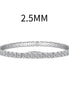 Tennis bracelet made of 925 Sterling silver – zirconia 2.5 mm