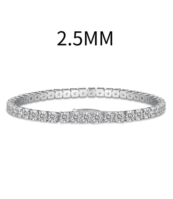 Tennis bracelet made of 925 Sterling silver – zirconia 2.5 mm