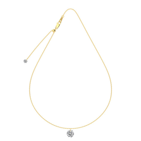 Elegant back chain 925 Sterling Silver - 14K gold plated with round zirconia