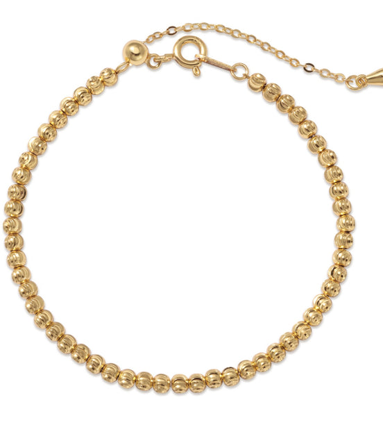 Bracelet made of 925 silver – 18K gold-plated