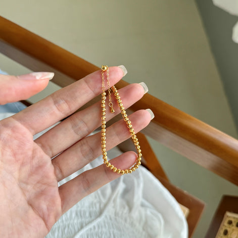 Bracelet made of 925 silver – 18K gold-plated