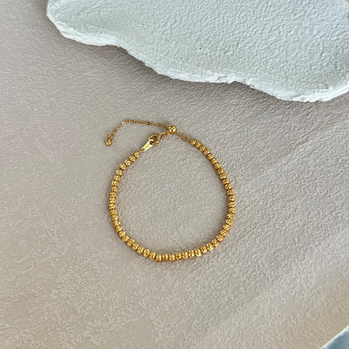 Bracelet made of 925 silver – 18K gold-plated