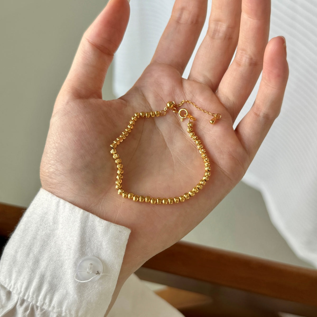 Bracelet made of 925 silver – 18K gold-plated