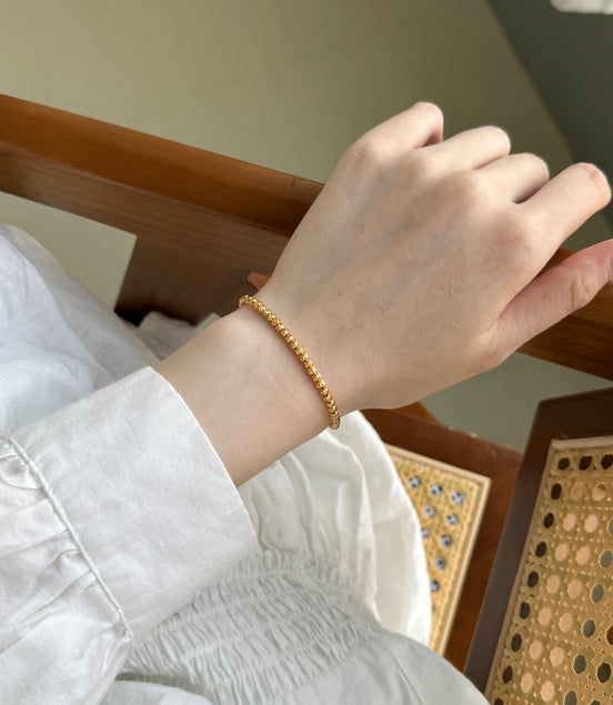 Bracelet made of 925 silver – 18K gold-plated