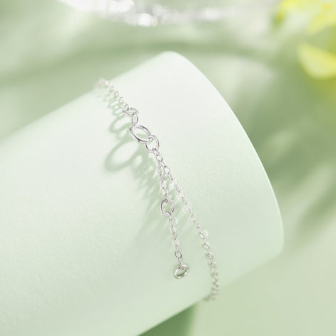 Galaxy Bracelet 925 Silver- Blue Ubiverse Design Adjustable